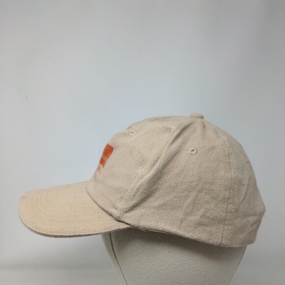 Jordan Strapback Hat Tan 58cm Solid Adjustable Vent Holes 6 Panel Cotton - Picture 4 of 8